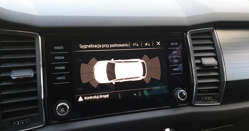Skoda Kodiaq cena 99900 przebieg: 70709, rok produkcji 2018 z Wschowa małe 407
